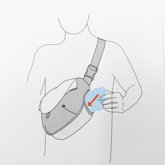 Lululemon Curved Crossbody 3L Black OS - Picture 12 of 16